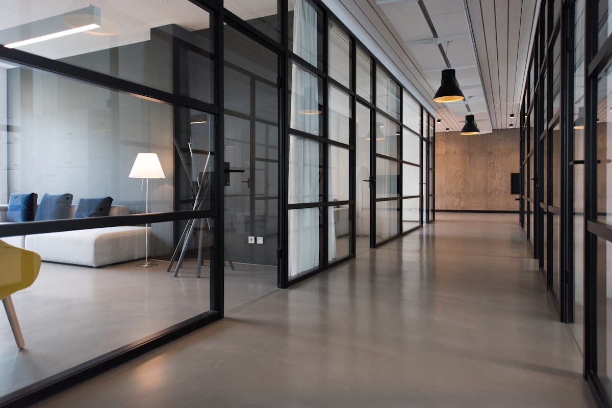Espace de travail contemporain